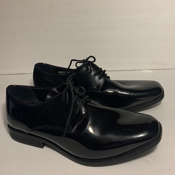 Vangelo black patent Oxford Tux 1 shoe - Picture 9 of 13